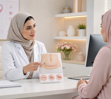 از بین بردن گوشت اضافه جای بخیه سزارین در اصفهان